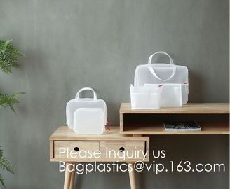 Women Makeup Organizer Pouches Tote Travel Toiletry Bags Transparent PVC Cosmetic Bag,Makeup Pouch Travel Clear Cosmetic supplier