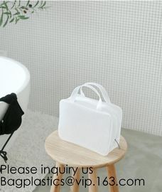 Women Makeup Organizer Pouches Tote Travel Toiletry Bags Transparent PVC Cosmetic Bag,Makeup Pouch Travel Clear Cosmetic supplier