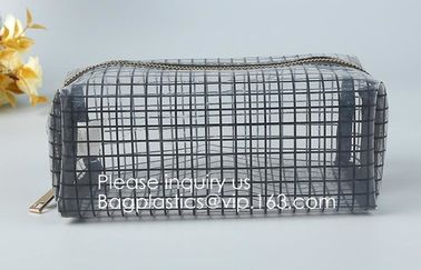 Promotion Travel PVC Cosmetic Pouch,PVC Makeup Bag Pouches Tote Clear Transparent Cosmetic Travel Bag For Sale supplier