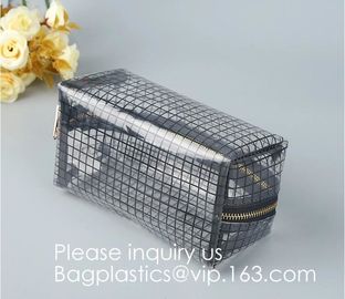 Promotion Travel PVC Cosmetic Pouch,PVC Makeup Bag Pouches Tote Clear Transparent Cosmetic Travel Bag For Sale supplier