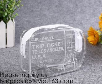Girls clear PVC hot Cosmetic Bag Travel Cosmetic Makeup Pouch with Zipper and Washable,glitter pvc cosmetic pouch supplier