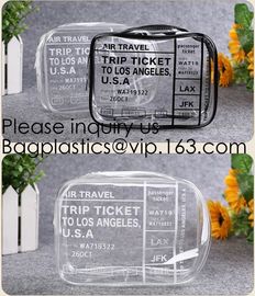 Girls clear PVC hot Cosmetic Bag Travel Cosmetic Makeup Pouch with Zipper and Washable,glitter pvc cosmetic pouch supplier