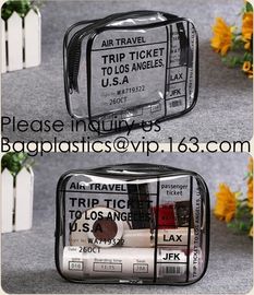 Girls clear PVC hot Cosmetic Bag Travel Cosmetic Makeup Pouch with Zipper and Washable,glitter pvc cosmetic pouch supplier