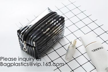 Promotional Pu make up cosmetic bag sequin pvc zipper pouch,make up bag pouch,Organizer Pouches Tote Bag for Women supplier