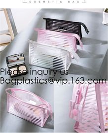 Make up Cosmetic Bag Toiletry Bathing Pouch,PVC Clear Cosmetic Makeup Toiletry Travel Wash Bag Pouch, bagease, bagplasti supplier