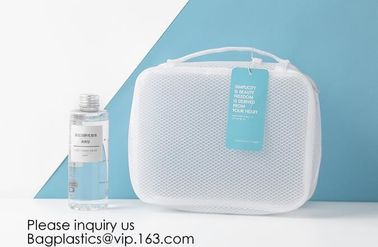 Cosmetic Makeup Clear PVC Travel Zipper Toiletry Pouch,Travel Toiletry Pouch,holographic makeup pouch, bagease, bagplast supplier