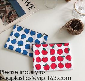 Canvas Cosmetic Bag Bulk Customized Canvas Makeup Bag For Women,Personalized Eyelash Makeup Canvas Cosmetic Bag With Zip supplier