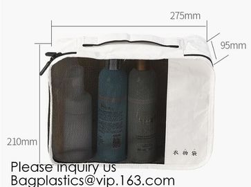 Washable Tyvek Paper Cosmetic Bags,Tyvek Paper Cosmetic Bag Trendy PU Makeup Bag with Private Label, bagease, bagplastic supplier