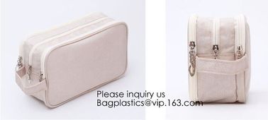 New Fashion Travel Makeup Brush Mesh Cosmetic Bag,Portable Canvas Travel Organizer Cosmetic Bag Toiletry Makeup Wash Bag supplier