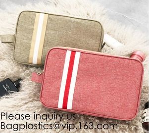 Travel Handy Canvas polyester Men Toiletry Bag Travel Makeup Cosmetic Organizer Toiletry Bag,Pouch Canvas Cosmetic Bag supplier