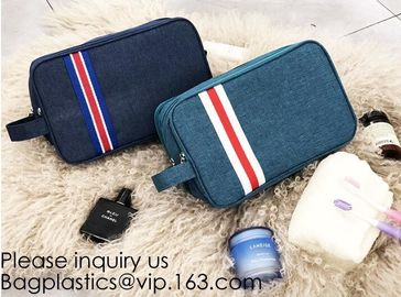 Travel Handy Canvas polyester Men Toiletry Bag Travel Makeup Cosmetic Organizer Toiletry Bag,Pouch Canvas Cosmetic Bag supplier