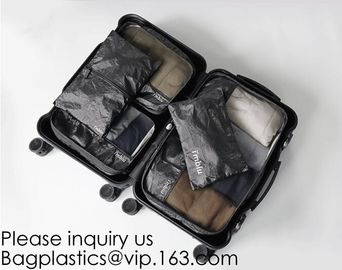 Tyvek Paper Zipper Clear Eco Friendly Makeup Bag Cosmetic Bag Outdoor,Zipper Tyvek Paper Make up Travel Cosmetic Bag For supplier