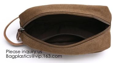 Customized luxury canvas Korean makeup pouch travel cosmetic bag,Promotional Eco friendly Cotton Canvas Zipper Makeup Co supplier