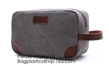 Customized luxury canvas Korean makeup pouch travel cosmetic bag,Promotional Eco friendly Cotton Canvas Zipper Makeup Co supplier