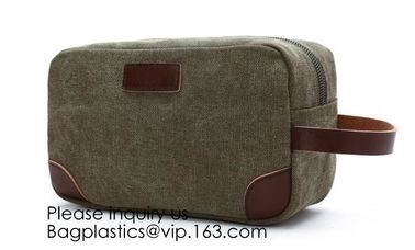 Customized luxury canvas Korean makeup pouch travel cosmetic bag,Promotional Eco friendly Cotton Canvas Zipper Makeup Co supplier