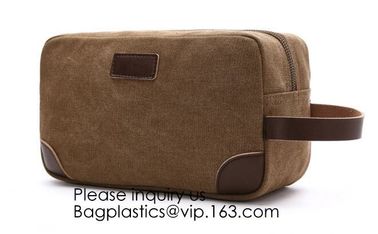 Customized luxury canvas Korean makeup pouch travel cosmetic bag,Promotional Eco friendly Cotton Canvas Zipper Makeup Co supplier