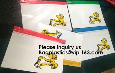Metal Zipper Bag, Metal Slider Bag,Quad Seal Flat Poly Metallized Film Slider Zipper Clear Packaging Bag, metal zipper supplier