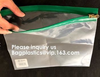 Manufacturer Custom Printing Plastic k Clear A4 A5 File Document Zip Bag Pouch,zipped pouch, spouted pouch, 3 side supplier