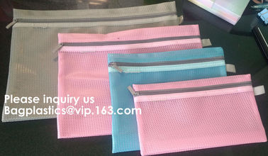 A4 Office File Folder Zip Lock Mesh Color Package Clear PVC Document Bag,File Folder Mesh Document Bag Clear Bag Button supplier