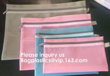 A4 Office File Folder Zip Lock Mesh Color Package Clear PVC Document Bag,File Folder Mesh Document Bag Clear Bag Button supplier