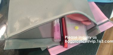 Official Stationary File Mesh Bag with Zipper Lock PVC Document Bag in Waterproof Packaging Bags,BAGEASE, BAGPLASTICS supplier