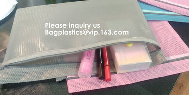 Official Stationary File Mesh Bag with Zipper Lock PVC Document Bag in Waterproof Packaging Bags,BAGEASE, BAGPLASTICS supplier