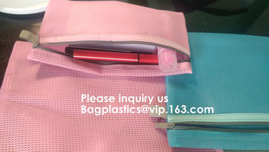Custom Logo Size Toiletry Storage File Nylon Mesh Zipper Bag,Document mesh Bag Zip File Bag for Cosmetics Offices Suppli supplier