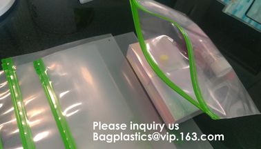 Resealable Clear Reclosable Stand Up Pouches Plastic Seal Zip Lock Bags Poly Bag,gridding document zip bag with metal ho supplier