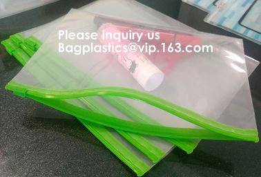 Resealable Clear Reclosable Stand Up Pouches Plastic Seal Zip Lock Bags Poly Bag,gridding document zip bag with metal ho supplier