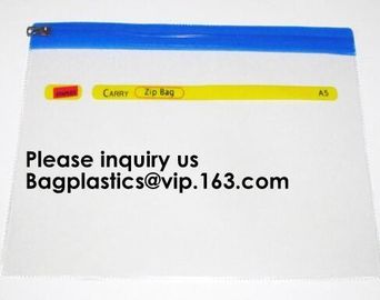 Factory Custom Made Environmental Printing Pvc Eva Pe k Bag File Bag Snap Fastener Bag,A4 k file folder pack supplier