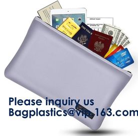 Oem Large Fireproof Cash Pouch Fireproof Bag For Documents Lipo Battery,Safe fireproof document bag,Fiberglass Waterproo supplier