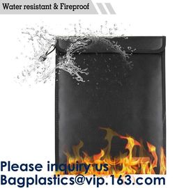 Fiberglass Waterproof Durable,Fire Resistant Document bag Fire Proof Bag,Non-itchy Fiberglass Fireproof Water Resistant supplier