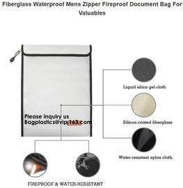 High Quality Fireproof Felt A4 Document File Folder Bag For Office,Fireproof Explosion-proof Lipo battery safe Bag supplier