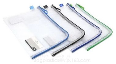 Fashion Zipper Mesh File Case Document Bag,Zipper Portable File Folders Bag Letter Size,Zipper Document Pouch File Bag F supplier