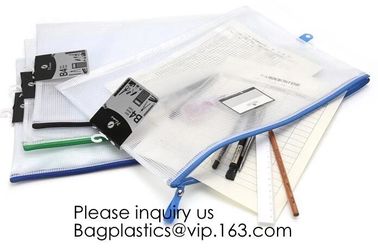 Office Stationery Plastic Pp File Bag A4 Document Pouch B6 Zipper Wholesale File Folder Bag School Stationery Supplies, supplier