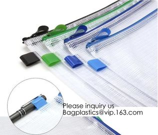 Office Stationery Plastic Pp File Bag A4 Document Pouch B6 Zipper Wholesale File Folder Bag School Stationery Supplies, supplier