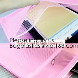 Stationery Colored Fashion Custom Print Nylon Mesh Zipper Pencil Bag With Compartments,stationery pencil case, bagease supplier