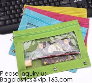 Student Polyester stationery Pencil Bag with zipper,Makeup Pen Pencil Case Pouch Stationery bag,bag pen case stationery supplier