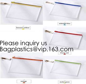 Small fresh transparent frosted pencil bag Simple jelly plastic color matching student pencil case stationery pencil bag supplier