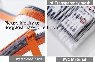 Small fresh transparent frosted pencil bag Simple jelly plastic color matching student pencil case stationery pencil bag supplier