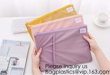 Big Capacity Zipper Pencil Cases with 6 Sides Pen Holder Students Pencil Case with Compartments Stationery Pencil Bags supplier