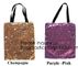 Fashion Bling Sublimation Strapping Sequin Drawstring Backpack Bag,Glitter Mermaid Flip Sequin Bag Outdoor Shoulder Reversib supplier