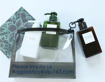 China Manufacturer Wholesale Transparent Beautiful Clear Eva Cosmetic Bag,Travel Bag With Double Zip Design, Bagease supplier