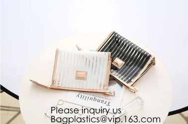 Eco-friendly Soft Plastic Frosted Cosmetic EVA Zipper Bags,New Design Carry Eva Plastic Cosmetic Bags With Own Logo supplier