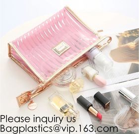 Eco-friendly Soft Plastic Frosted Cosmetic EVA Zipper Bags,New Design Carry Eva Plastic Cosmetic Bags With Own Logo supplier