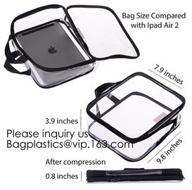 TSA Approved Toiletry Bag - Clear Travel Bag for Men and Women to Carry on your Makeup and Toiletries, bagease, bagplast supplier