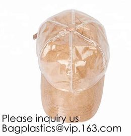 New Design Custom Tyvek&amp;Pvc Hat/Adjustable Clear Pvc Baseball Cap/Washable Tyvek Paper Hat, bagease, bagplastics, pak supplier