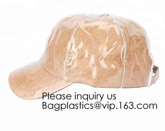 New Design Custom Tyvek&amp;Pvc Hat/Adjustable Clear Pvc Baseball Cap/Washable Tyvek Paper Hat, bagease, bagplastics, pak supplier