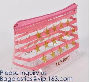 Travel Set Clear PVC EVA TPU Transparent Bag,cosmetic bag Customized color EVA plastic bag EVA cosmetic bag wholesale supplier