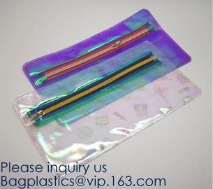 Custom outdoor EVA makeup pouch semi-transparent Soft Plastic toiletry bags Water proof PVC/EVA makeup organizer pack supplier